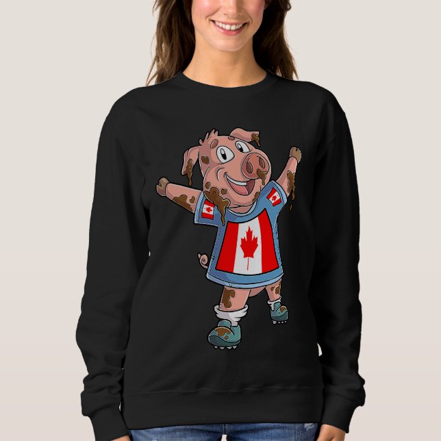 Camiseta Canada pig fan (Frente)