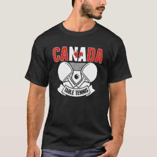 Camiseta Canadá Ping Pong Mesa Team Suppo (Supo)