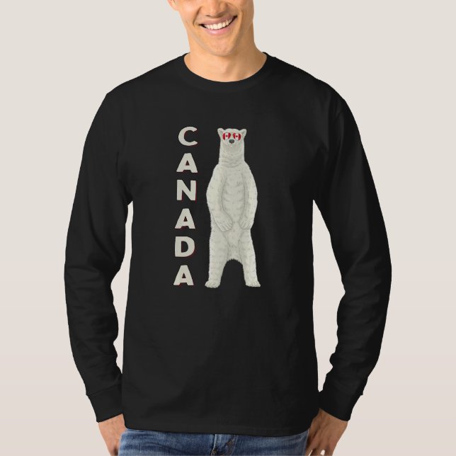 Camiseta Canadá Polar Bear Canadense (Frente)