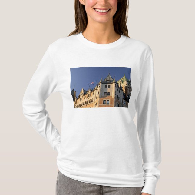 Camiseta Canadá, Quebec, Cidade de Quebec. Fairmont Chateau (Frente)