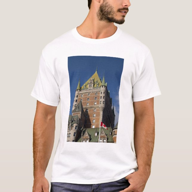 Camiseta Canadá, Quebec, Cidade de Quebec. Fairmont Chateau (Frente)