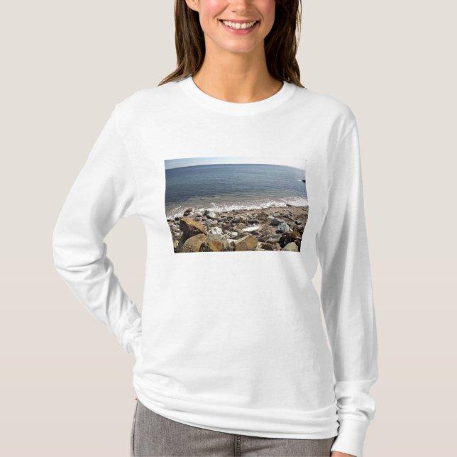 Camiseta Canadá, Quebec. Trem da VIA Rail Canada O (Frente)
