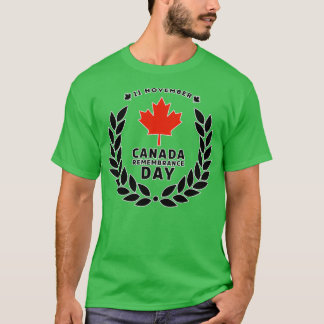 Camiseta Canada Remembrance Day