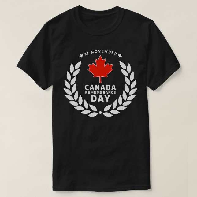 Camiseta Canada Remembrance Day 2 (Frente do Design)