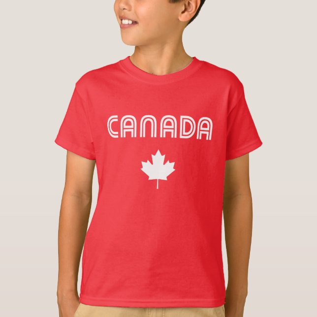 Camiseta Canadá - Retro (Frente)