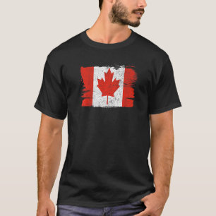 Camiseta Canadá Sinalizador do Orgulho de Amizade Orgulho d