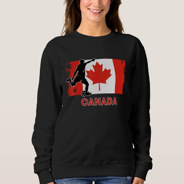 Camiseta Canada Soccer Fan  2022 National Football Team Fla (Frente)