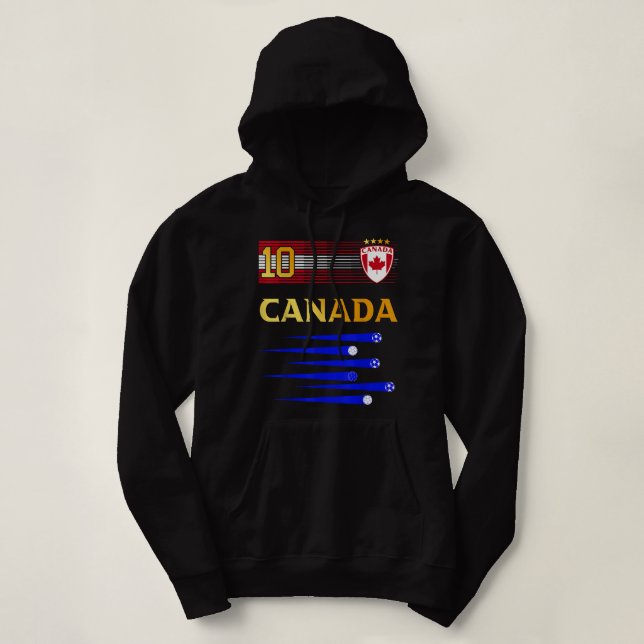 Camiseta Canada Soccer Jersey Canadian Flag (Frente do Design)