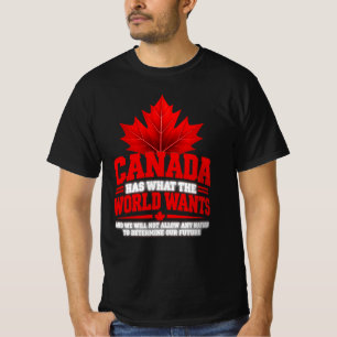 Camiseta Canadá Tem O Que O Mundo Quer Citação de Mark Carn