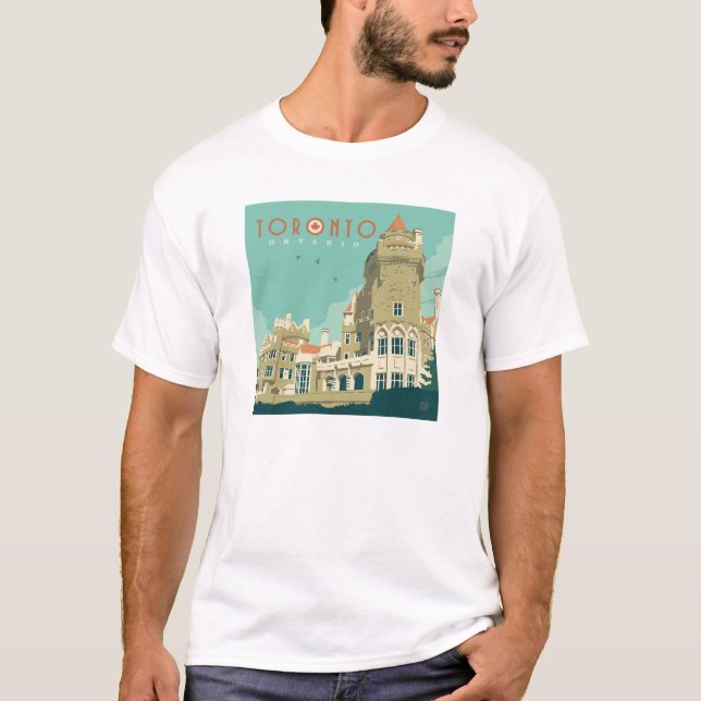 Camiseta Canadá | Toronto, Casa Loma (Frente)