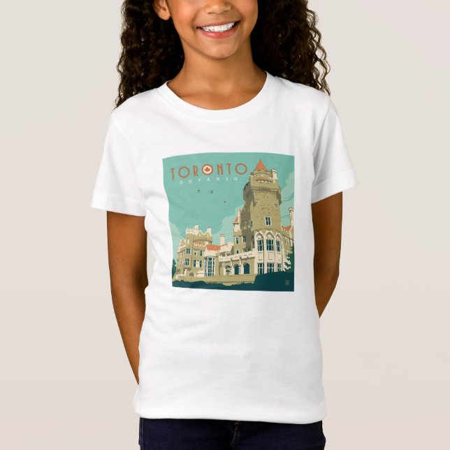 Camiseta Canadá | Toronto, Casa Loma (Frente)