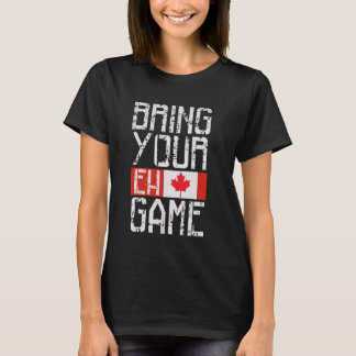 Camiseta Canadá Traga o seu jogo