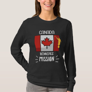 Camiseta Canadá Winnipeg Mórmon Missão SUD Missionário
