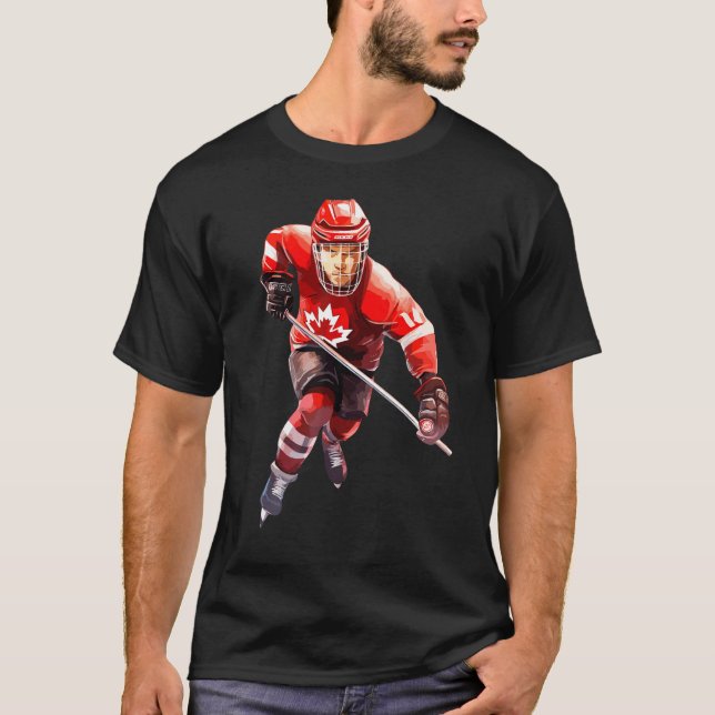 Camiseta Canada Women Men Hockey (Frente)
