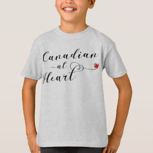 Camiseta Canadense At Heart Camiseta, Canadá