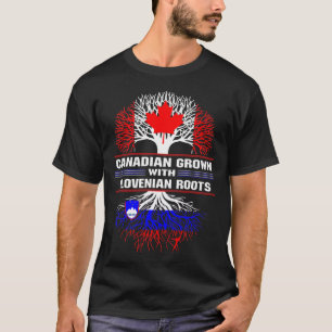 Camiseta Canadense cresceu com raízes eslovenas