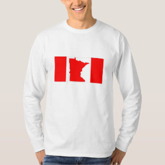 Camiseta canadense da bandeira de Minnesota