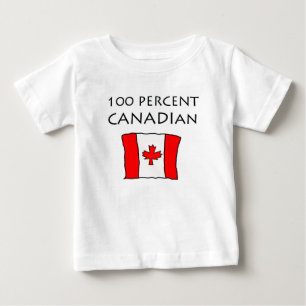 Camiseta Canadense de 100%