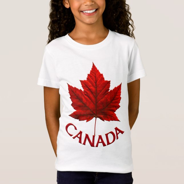 Camiseta canadense de camiseta canadense de suveni (Frente)