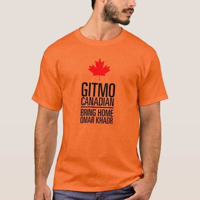 Camiseta CANADENSE de GITMO (Guantanamo) - personalizado (Frente)