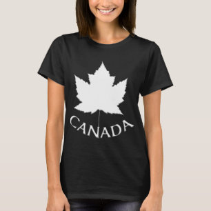 Camiseta canadense de tamanho superior à camiseta