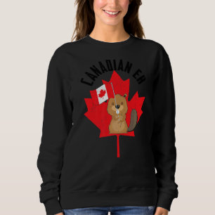 Camiseta Canadense Eh Beaver Maple Leaf Flag Happy Canada D