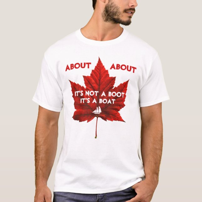 Camiseta canadense engraçada Camisas de sul do Can (Frente)