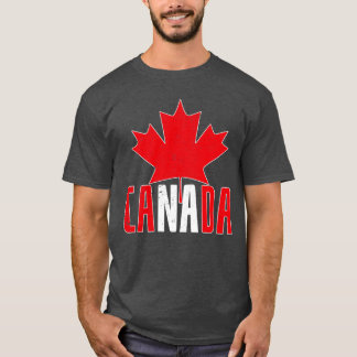 Camiseta Canadense Maple Leaf Canada Day Canadá