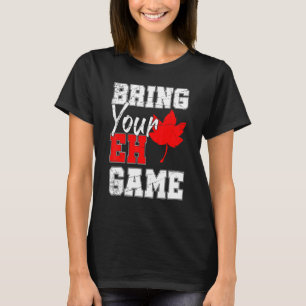 Camiseta Canadense Maple Leaf Country Eh Game Canadá