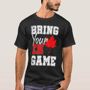 Camiseta Canadense Maple Leaf Country Eh Game Canadá