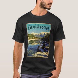 Camiseta Canadense Montanhas Rochosas