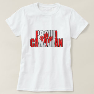 Camiseta canadense orgulhoso