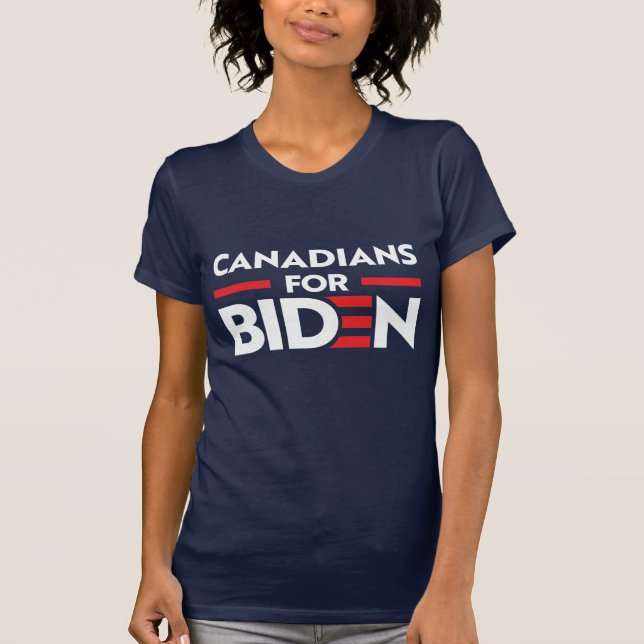 CAMISETA CANADENSE PARA JOE BIDEN (Frente)