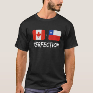 Camiseta Canadense Plus Chilena Perfecção Mix Flag Heritage