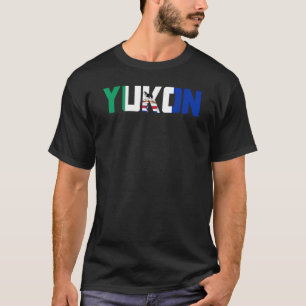 Camiseta Canadense Yukon Territory Flag Proud Canada Rouco
