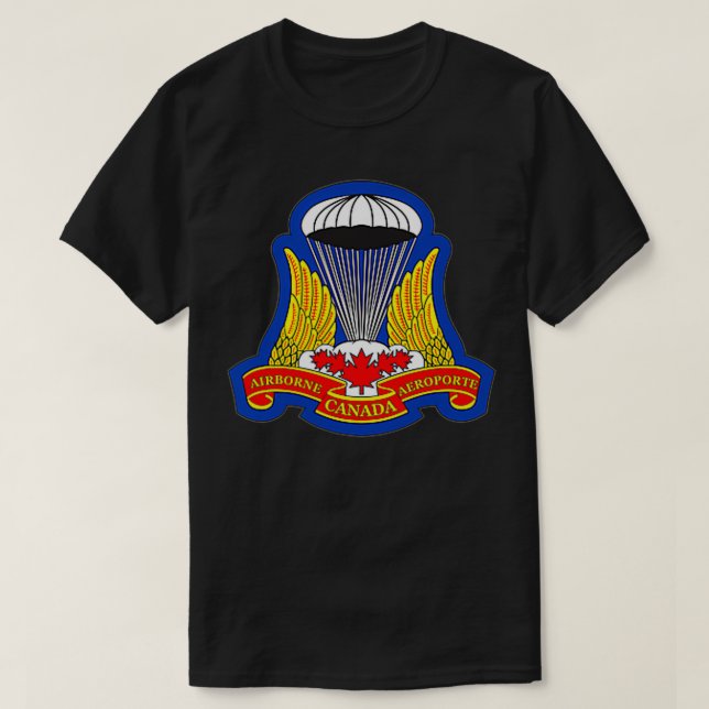 Camiseta Canadian Airborne Regiment  (Frente do Design)