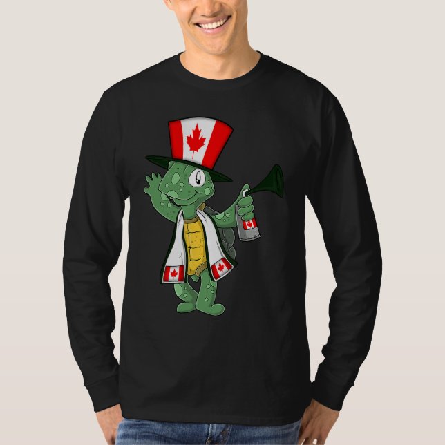 Camiseta Canadian Fan Tortoise (Frente)