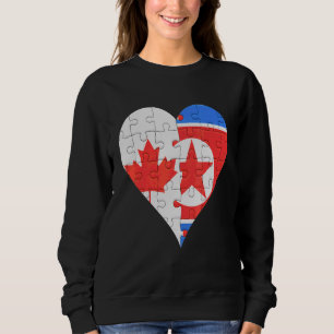 Camiseta Canadian North Corp Flag Heart