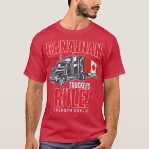 Camiseta Canadian Truckers RuleFreedom Convoy 2022 544