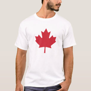Camiseta Canadiana Flag Women Men Kids Red Maple Leaf Canad