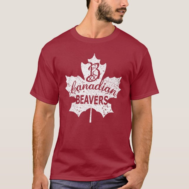 Camiseta Canadiano Beavers Maple Leaf T (Frente)