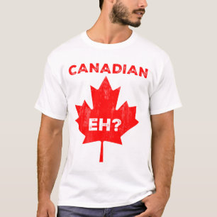Camiseta Canadiano Eh? Folha de Maple