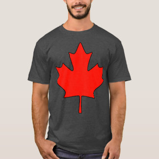 Camiseta Canadiano Mapeador Folha do Canadá Dia de Bandeira