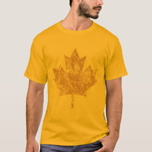Camiseta Canadiano Maple Leaf Grunge Style CANADA