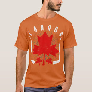 Camiseta Canadiano Maple Leaf Ice Hockey Canada