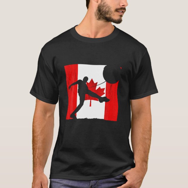 Camiseta Canadiano Orgulho do Canadá Equipe de futebol Mape (Frente)