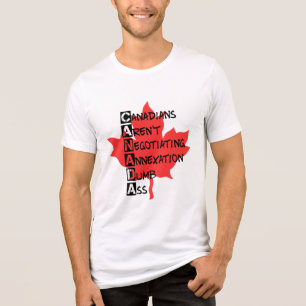 Camiseta Canadianos não estão negociando anexação
