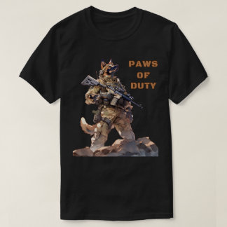 Camiseta Canais de Trabalho Militar K9
