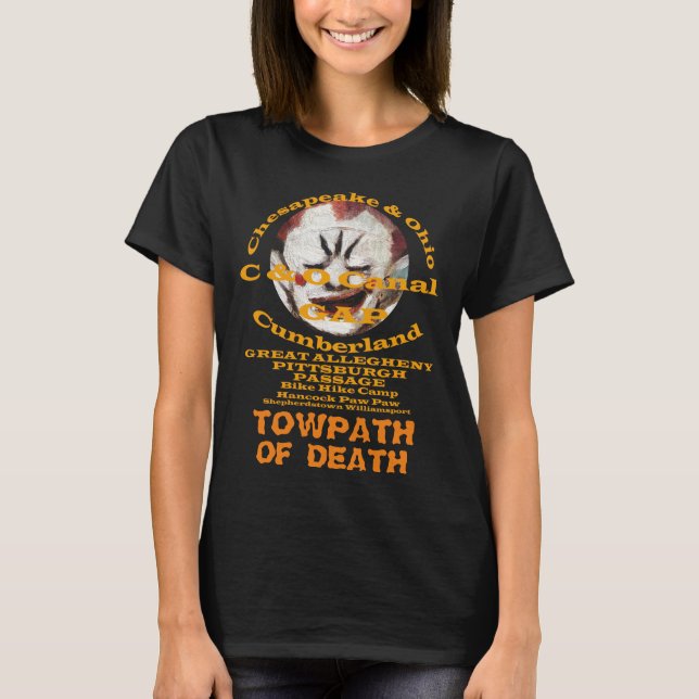 Camiseta Canal C e O Towpath Grande Passagem Allegheny (Frente)