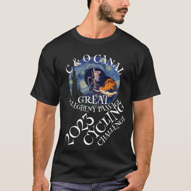 Camiseta Canal C e O Towpath Great Allegheny Passage (Frente)